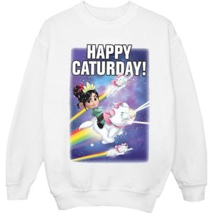 Li-cense Disney dames wreck it ralph happy caturday sweatshirt
