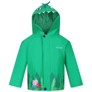 Regatta - Dinosaurus Regenjas - Groen - 100% Polyester - Waterdicht