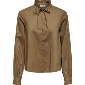 Jacqueline de Yong - Mio l/s - String Shirt - Katoen - Lange Mouwen