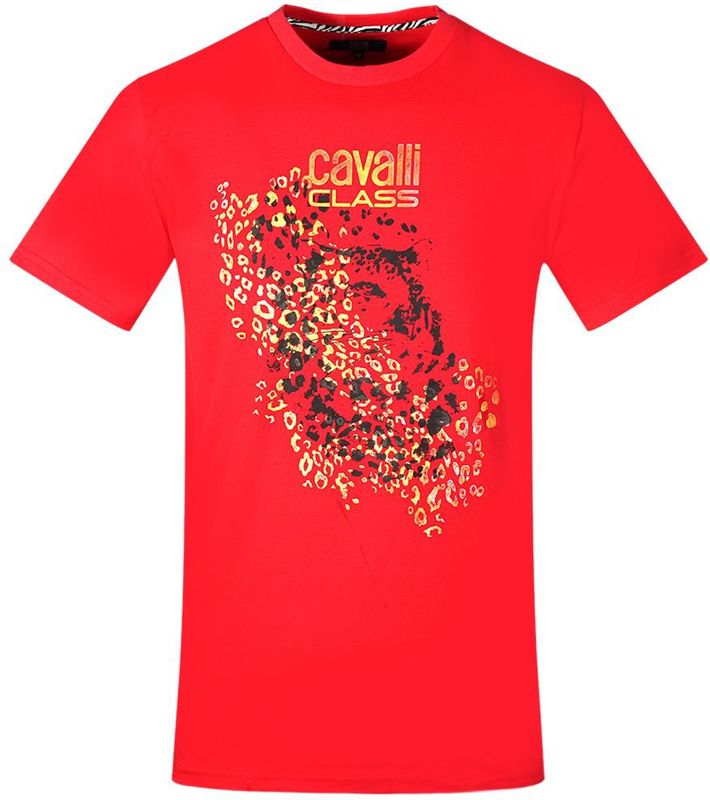 T-shirt - Abstract Leopard Print - Katoen