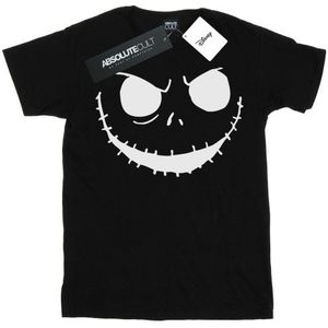 Li-cense Disney dames nightmare before christmas jack's gezicht vet katoenen vriendje t-shirt
