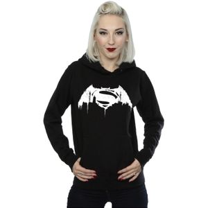 Li-cense Dc comics dames batman v superman beaten logo hoodie