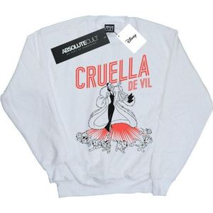 Li-cense Disney heren cruella de vil dalmatiërs sweatshirt