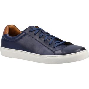 Hush Puppies - Colton - Trainers - Navy - Leer