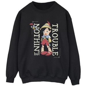 Li-cense Disney dames pinokkio niets dan problemen sweatshirt