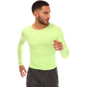 Puma - LIGA Baselayer - T-shirt - Lime - Lange Mouwen