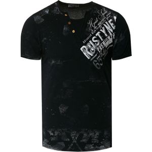 Rusty Neal - T-shirt - Normale Pasvorm - Met Logo-print Aan De Zijkant