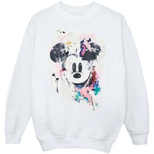 Li-cense Disney dames mickey mouse lime splatter sweatshirt