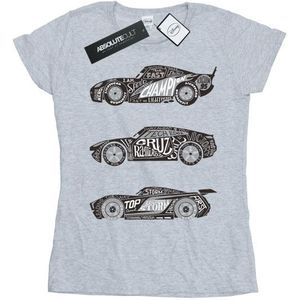 Li-cense Disney dames cars tekst racers katoenen t-shirt