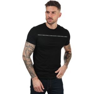 Armani Exchange - T-Shirt - Zwart - Heren