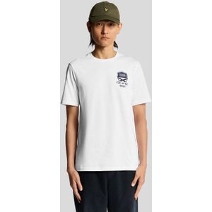 Lyle & Scott - Legends On The Pitch - T-shirt - Wit