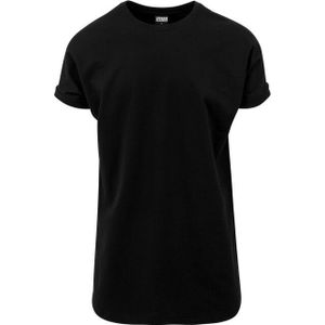 Urban Classics Heren lang t-shirt met omslag
