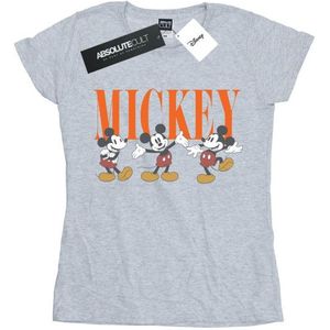 Li-cense Disney dames mickey mouse poses katoenen t-shirt