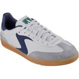 Grijs/Navy - Veterschoenen - Textiel - Contrastbeleg