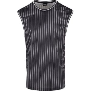 Urban Classics Heren gestreept mesh tanktop