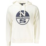 North Sails - Long Sleeve Hoodie - Wit - Katoen