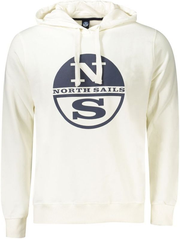 North Sails - Long Sleeve Hoodie - Wit - Katoen
