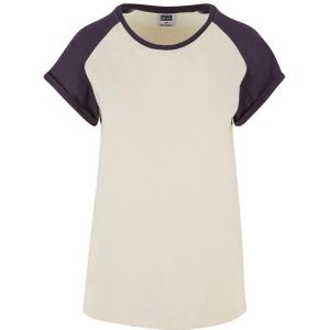Urban Classics Dames contrast raglan t-shirt