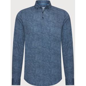 Blue Industry Casual polokraag overhemd |