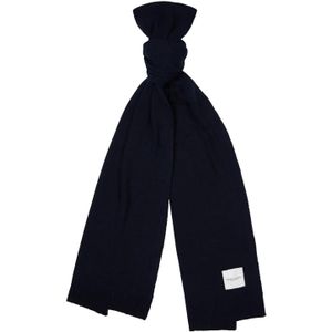 Profuomo Navy knitted shawl
