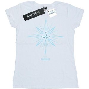 Li-cense Disney dames frozen 2 elsa handtekening sneeuwvlok katoenen t-shirt