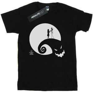 Li-cense Disney heren nightmare before christmas moon oogie boogie t-shirt