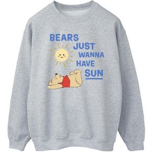 Li-cense Disney heren winnie the pooh bears just wanna have sun sweatshirt
