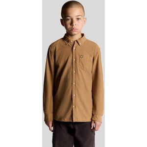 Lyle & Scott - Nauw Corduroy Shirt - Bruin - Jongenshemd