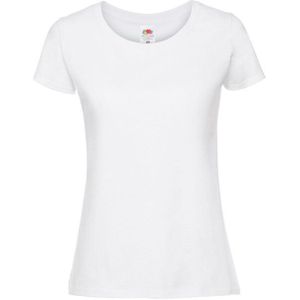 Fruit of the Loom Dames iconic 195 premium ringspun katoenen t-shirt