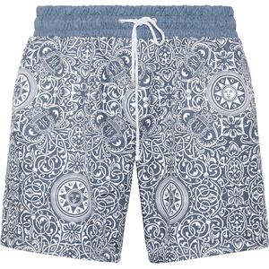 Zwembroek - Multicolor - Smiles - Nylon - Elastische Tailleband met Trekkoord