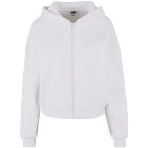 Urban Classics Dames cozy zip cropped hoodie