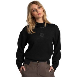 Fifth House - Trui - Zwart - Regular Pasvorm - Lange Mouwen