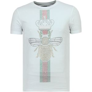 Local Fanatic King fly glitter vette t-shirt
