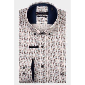 Giordano - 527019/40 - Casual Hemd - Paars - Lange Mouw - Button Down