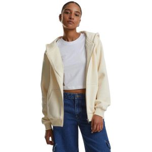 Urban Classics Dames fluffy full zip hoodie