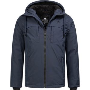 Arctic Seven - Heren Winterjas - Marine - Gewatteerde Jas - Wind- & Waterafstotend