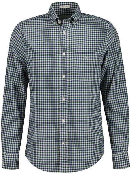 Gant - Geruite Overhemd - Veelkleurig - Lange Mouwen