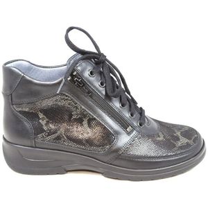 Stuppy - 6026 Veterschoenen - Zwart - Leer