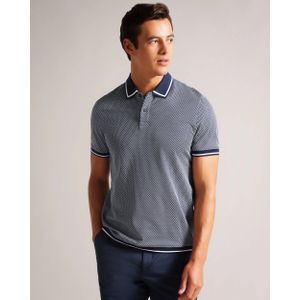 Ted Baker - Affric - Poloshirt - Geometrisch Ontwerp - Korte Mouw