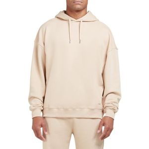 Hoodie - Sand - Mallet Loopback Graphic - Sweater