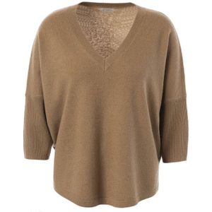 JcSophie - Sweat K2313 - Licht Bruin - Truien