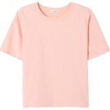 American Vintage - FIZ02AH - Top - Licht Beige - Korte Mouw