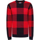 Rusty Neal - Grof Gebreide Trui - Zwart - Casual Pasvorm