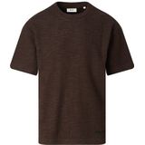 NN07 - Nat - T-shirt - Bruin - Korte Mouw