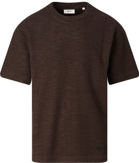 NN07 - Nat - T-shirt - Bruin - Korte Mouw