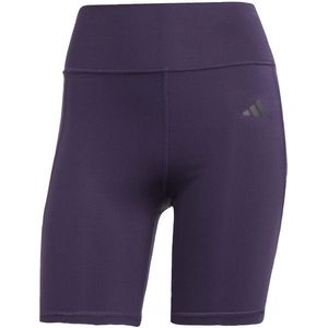 adidas - Optime Essentials Stash Pocket 7-Inch - Korte Trainingslegging - Paars