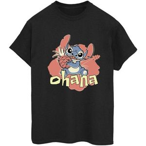 Li-cense Disney dames lilo and stitch ohana ananas katoenen vriendje t-shirt