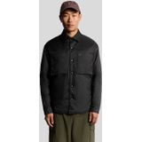Lyle & Scott - Waterafstotend Geïsoleerd Overshirt - Zwart