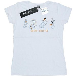 Li-cense Disney dames frozen 2 olaf shape-shifter katoenen t-shirt