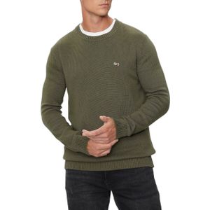 Tommy Hilfiger Slim fit gebreide pullover met logobadge